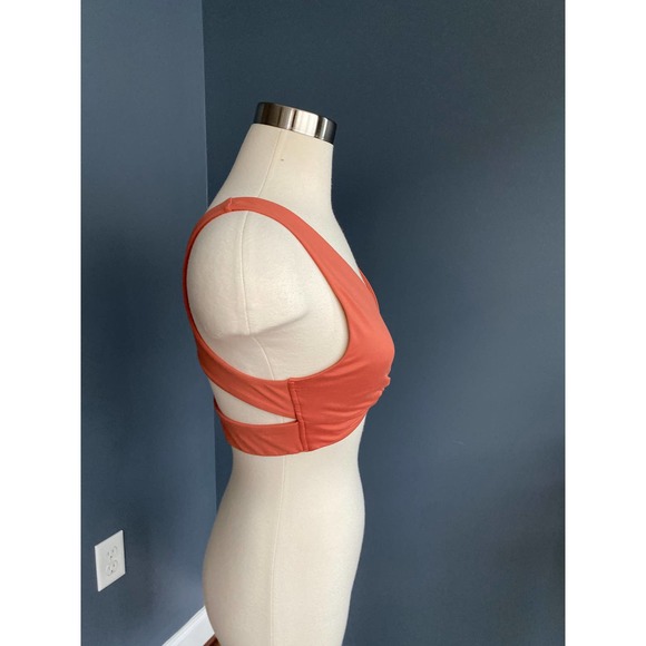 JoyLab burnt orange sports bra with cutout back, size Medium - Picture 2 of 9